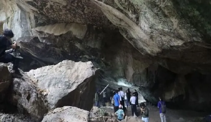 A major discovery was made during excavations in the cave.