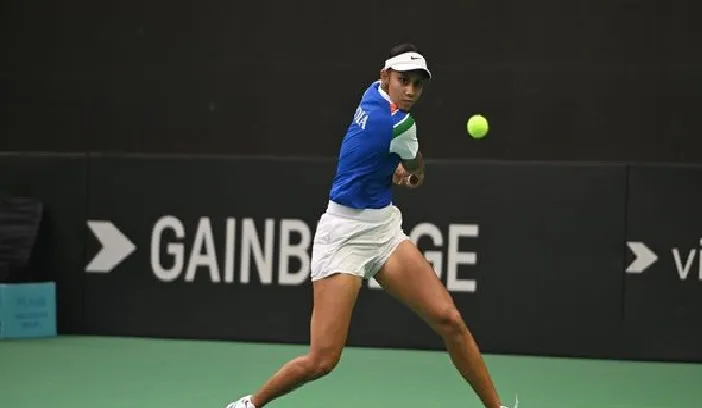 Indian women's tennis team wins third consecutive victory