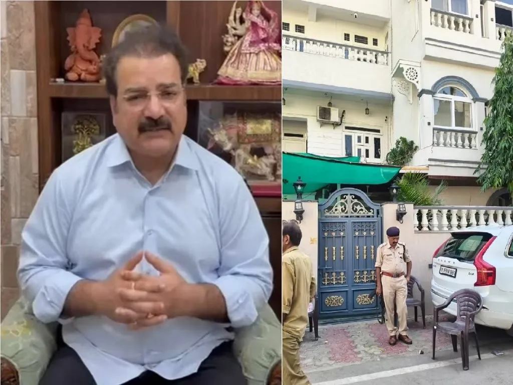 राजस्थानात काँग्रेस नेत्याच्या निवासस्थानावर ईडीचा छापा ED raids Congress leader's residence in Rajasthan