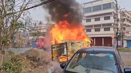 Violence in Murshidabad over Waqf Act