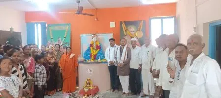 Ram Navami celebrated with enthusiasm at Meghraj Sadhak Ashram in Aurad