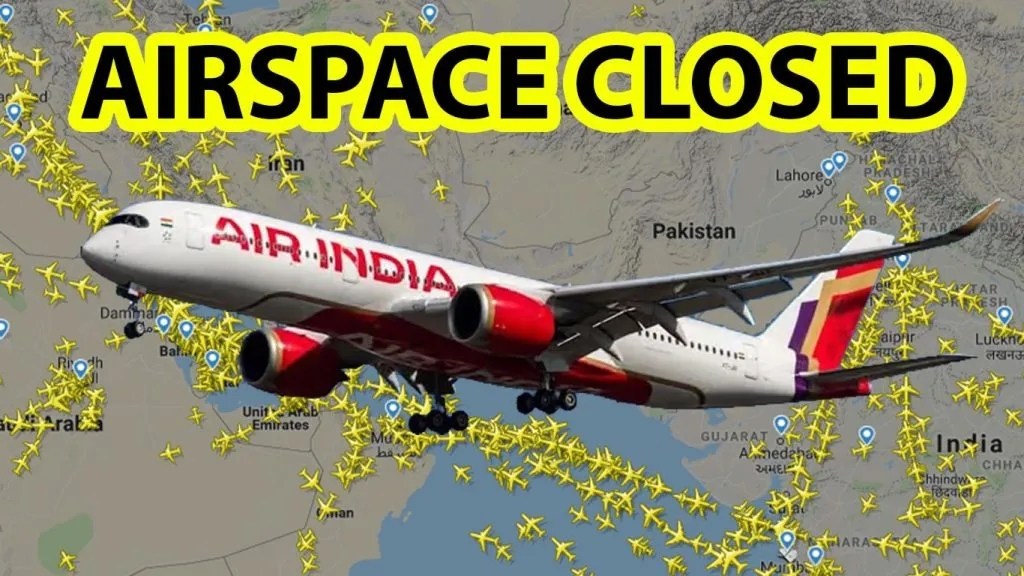 Indian airspace to be closed to Pakistani flights