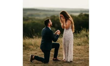Why do they propose on their knees?