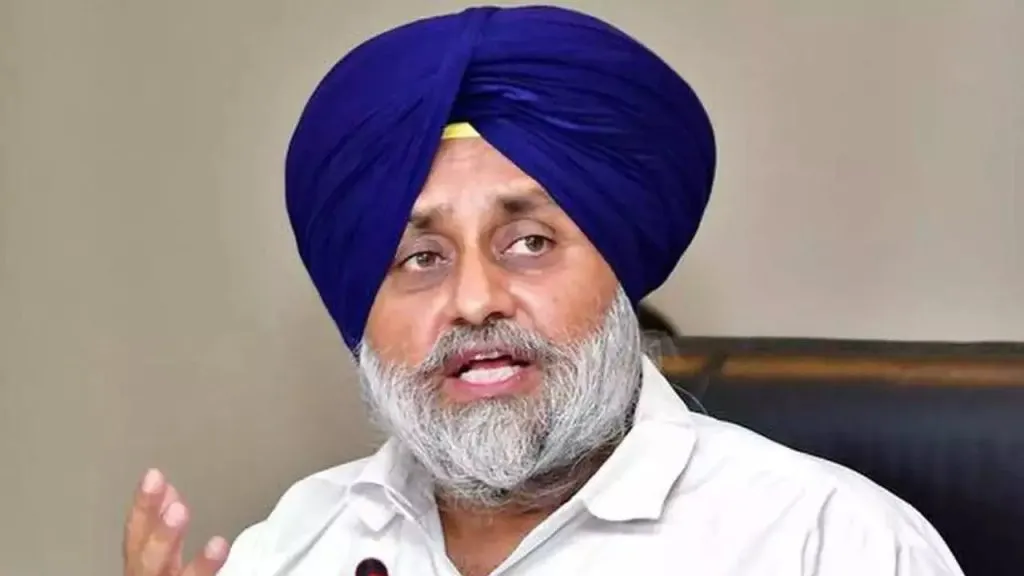 Sukhbir Badal as Akali Dal President