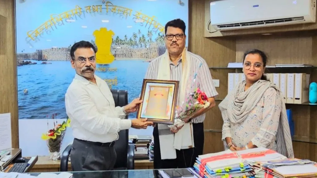 क्रीडा शिक्षक अजय शिंदे ‘क्रीडादूत’ उपाधीने सन्मानित