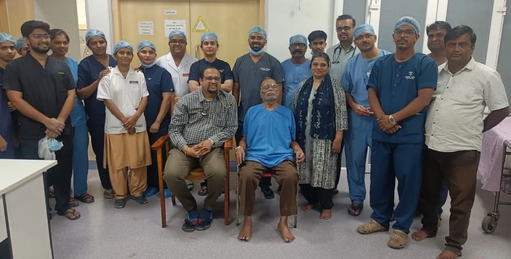 Successful artificial valve replacement surgery at CPR