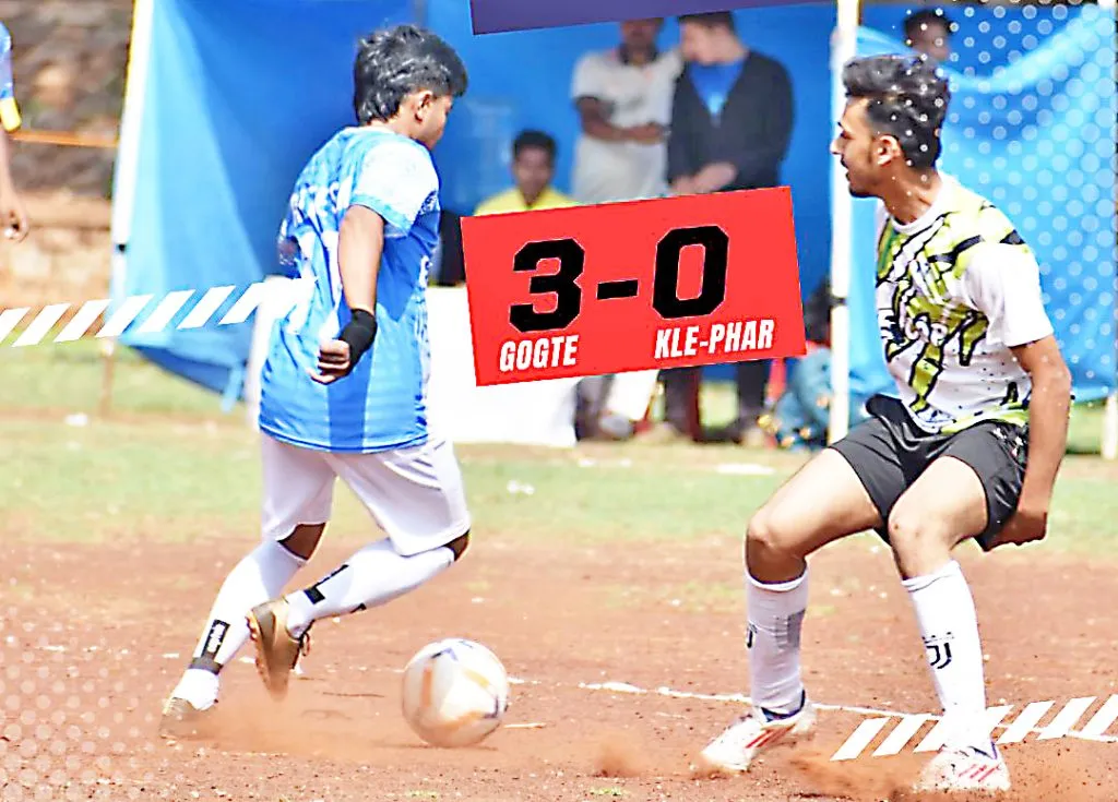 गोगटे, केएलई, डीवायईएस, लिंगराज उपांत्य फेरीत Gogate, KLE, DYES, Lingaraj in semi-finals