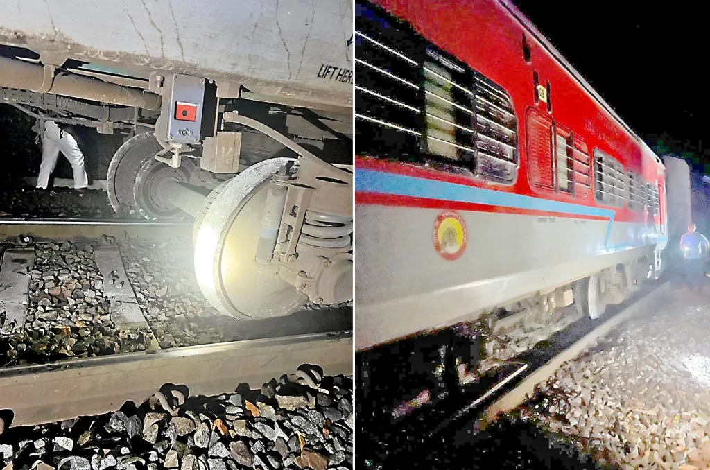 डबा घसरल्याने लोंढा-वास्को रेल्वेसेवा विस्कळीत Londa-Vasco train service disrupted due to derailment of coach