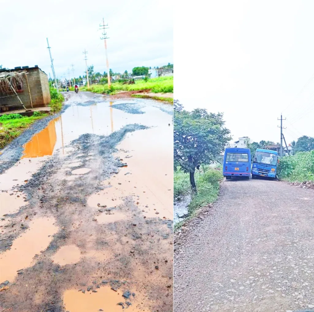 Kangrali Budruk-Shahunagar road has become a death trap