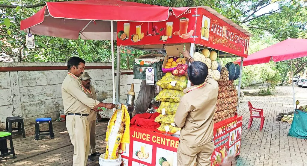 Dharmnath Circle-Subhashnagar Footpath Encroachment Free