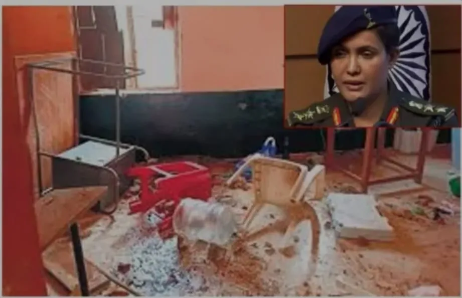 False information about an attack on Colonel Qureshi's house goes viral