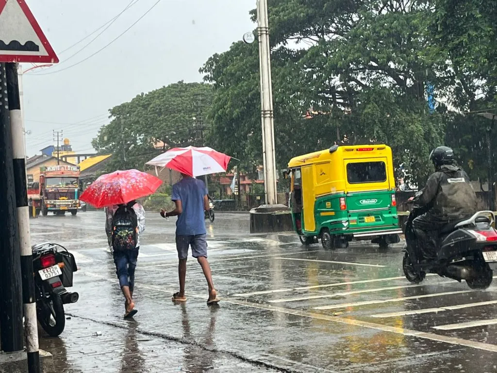 Pre-monsoon rains lashed the city