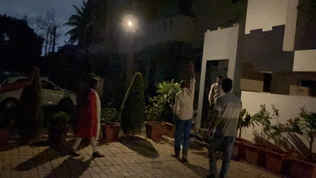 युद्धजन्य परिस्थितीचा अनुभवला थरार The thrill of experiencing a warlike situation