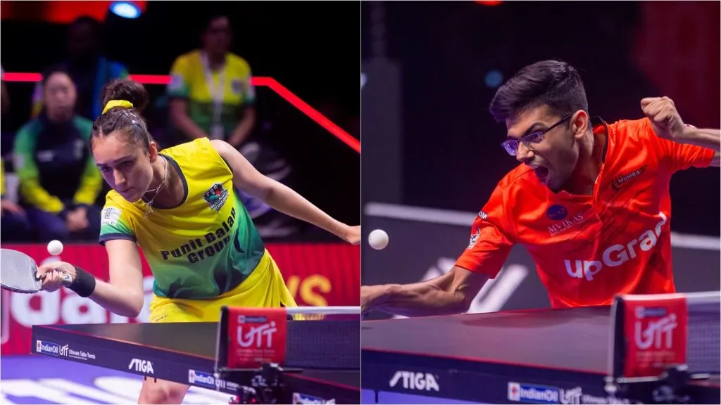 Manav Thakkar, Manika Batra defeated