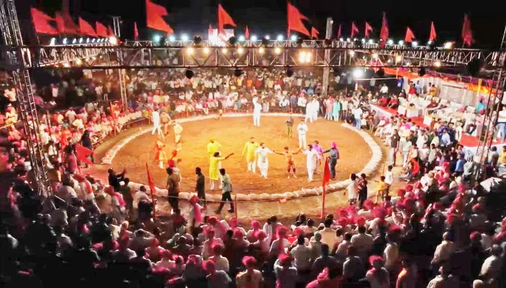 British-era wrestling is in full swing in Pandhari Belgaum