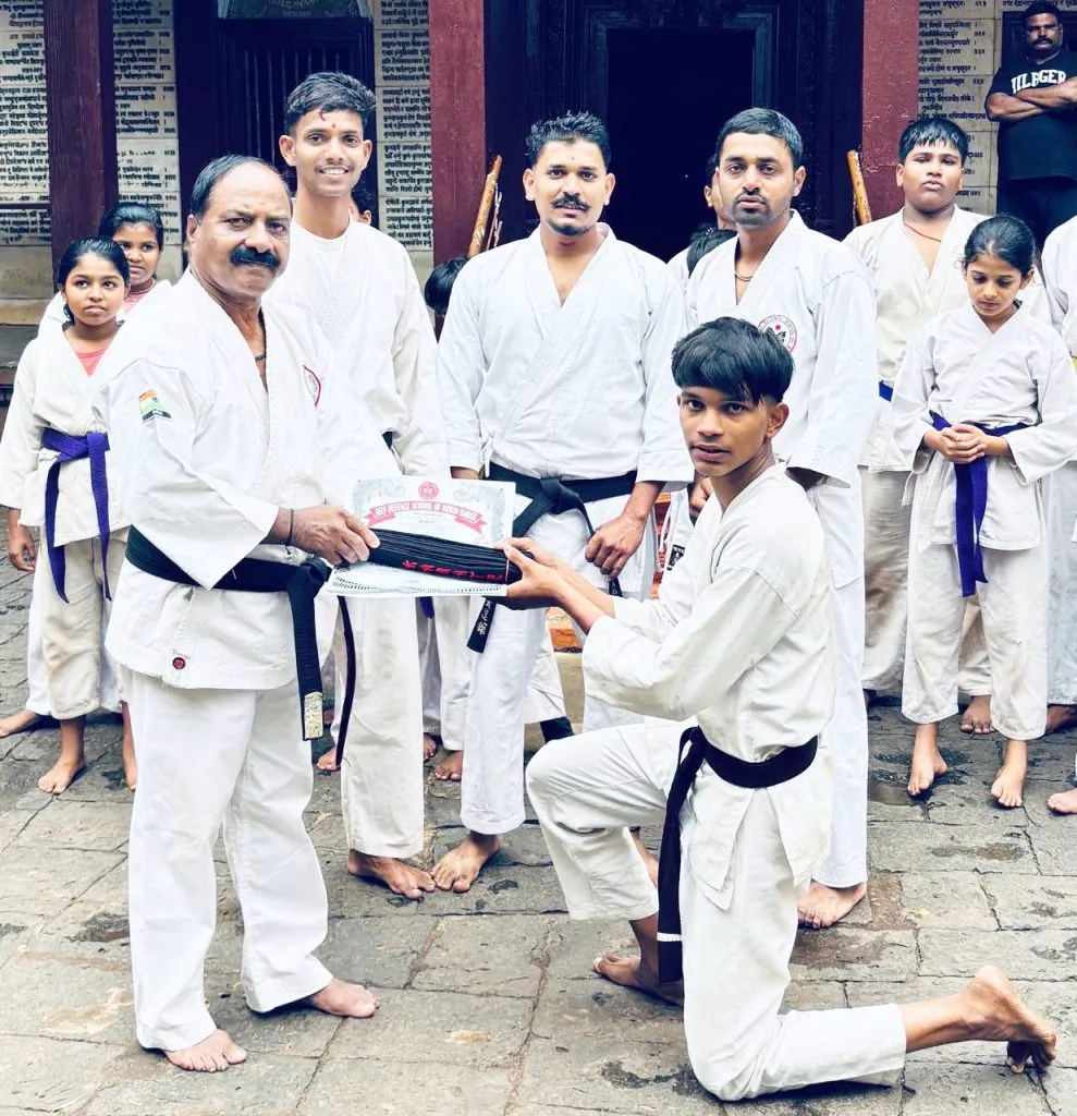 Aditya Patil gets black belt