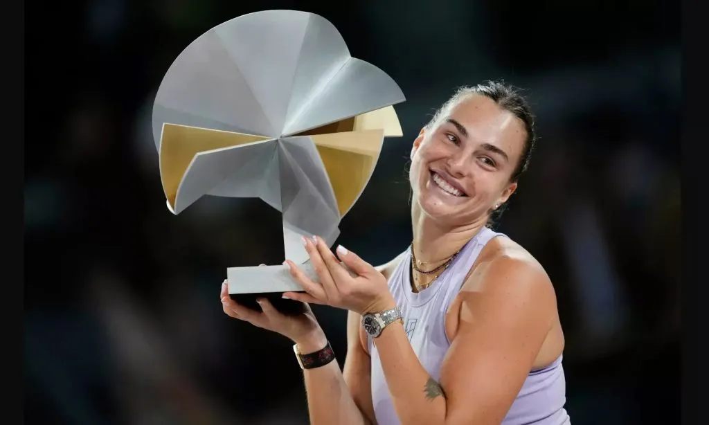माद्रिद स्पर्धेत साबालेंका विजेती Sabalenka wins Madrid tournament