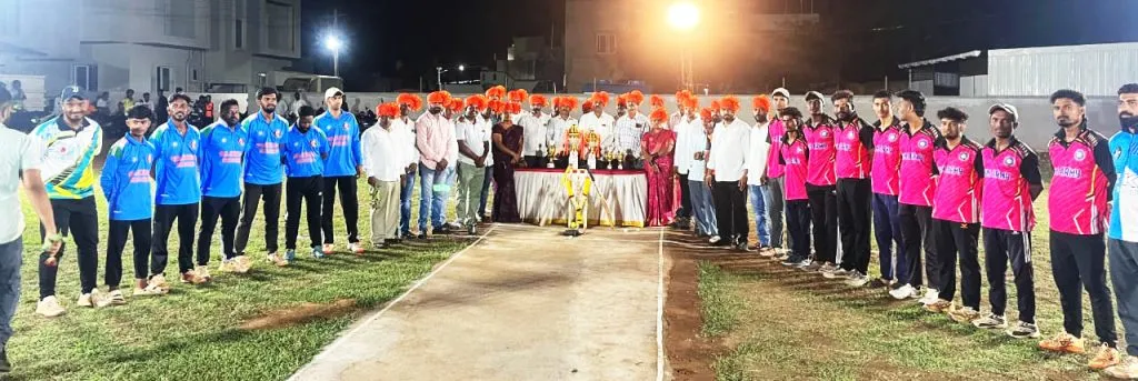 कंग्राळी क्रिकेट स्पर्धेला उत्साहात प्रारंभ Kangrali cricket tournament begins with enthusiasm