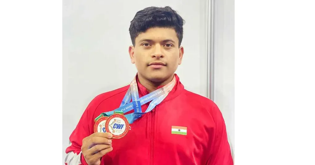 Bronze medal to Parva Chaudhary