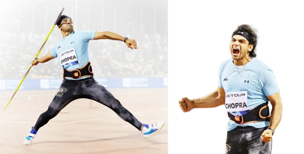 Neeraj Chopra...over ninety!