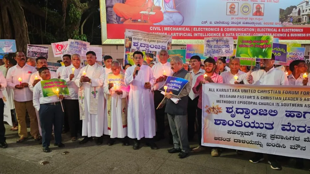 Candle march to protest Pahalgam attack