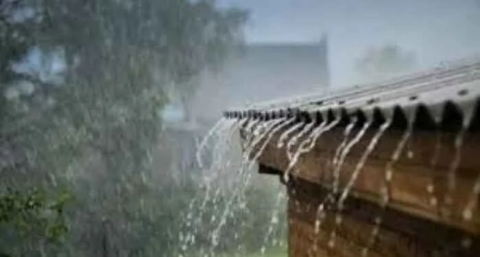 The rain fell again.