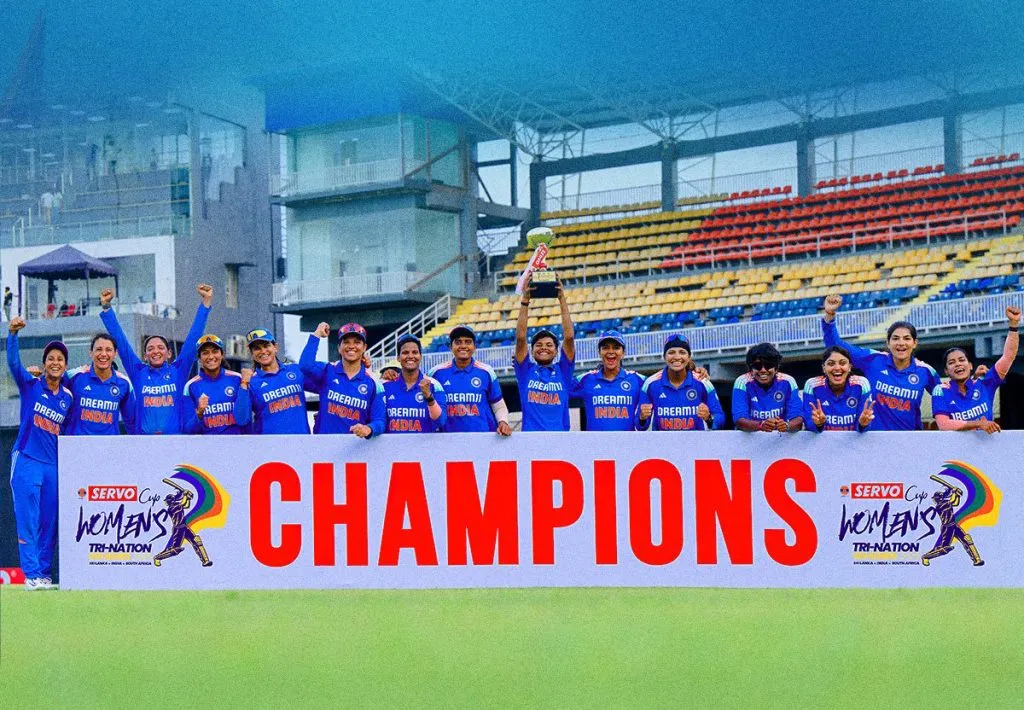 Indian women's team wins tri-series