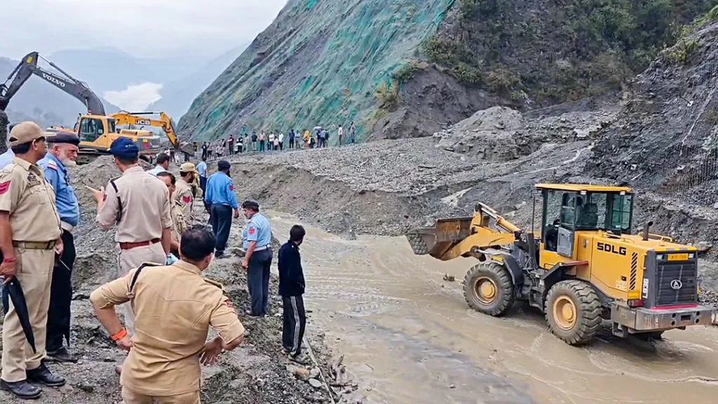 Cloudburst, landslides again in Kashmir