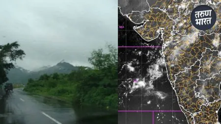 IMD : रत्नागिरीसह राज्यात मुसळधार पावसाचा अलर्ट, वादळी वाऱ्यासह पाऊस बसरसणार IMD Rain update Rain accompanied winds forecasted pressure