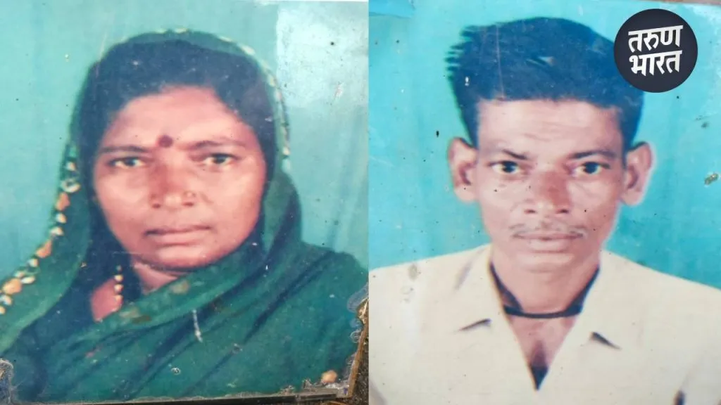 Crime News : कौटुंबिक वादातून निघृण खून, पतीने कुऱ्हाडीने पत्नीच्या मानेवर केले वार police received information they went to the scene and inspected