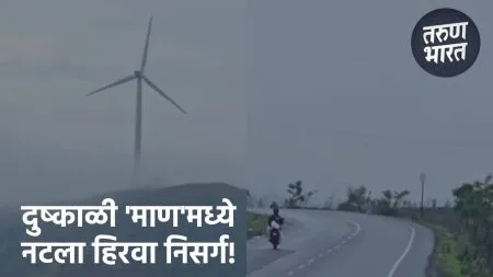 Ghats heavy rains beautiful atmosphere created Man tehsil satara