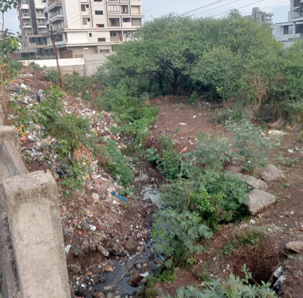 A river turned into a stream, a stream turned into a drain!