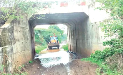 Bedag-Mallewadi railway tunnel submerged