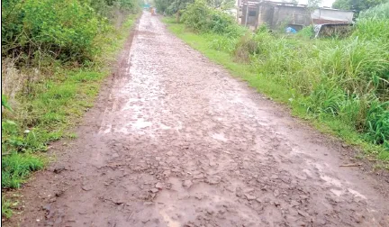 ढगेवाडी-ऐतवडे बुद्रुक रस्त्याची दुरवस्था Poor condition of Dhagewadi–Aitwade Budruk road
