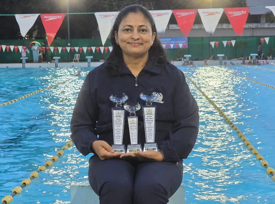 Jyoti Hosatti's success in swimming competition
