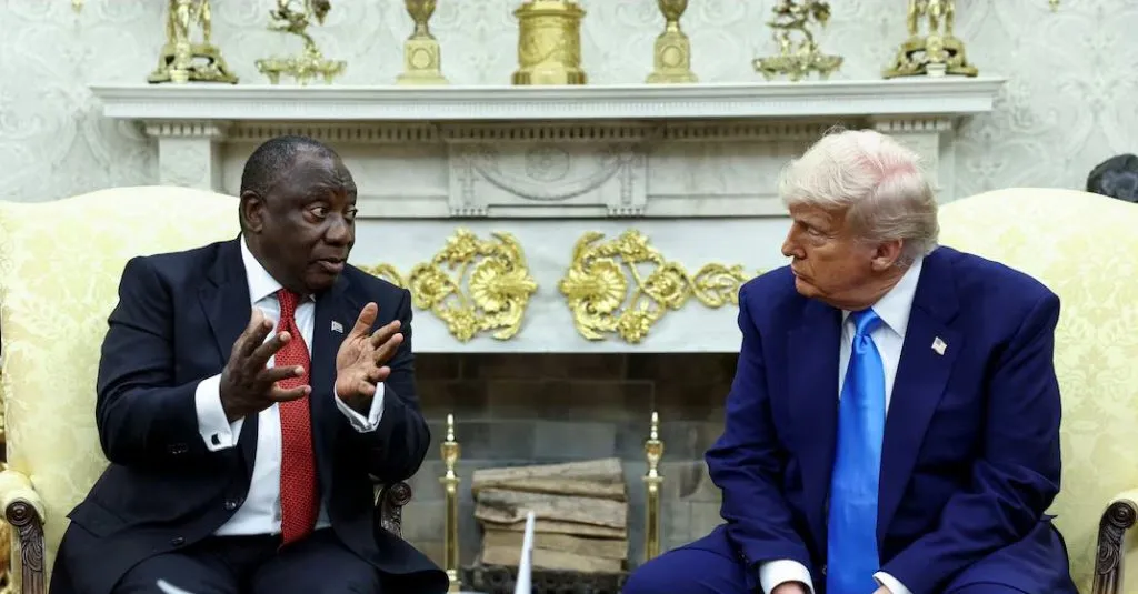 Ramaphosa is a victim of what did not happen.