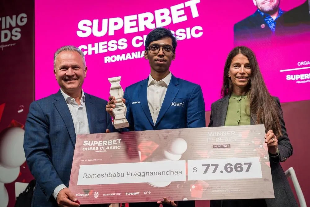 Superbet Classic : Pragnanand Winner