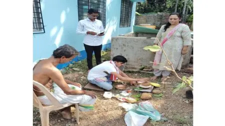 वेंगुर्ले शाळा नं. १ ने स्वमालकीच्या विहीर बांधकामाचा केला शुभारंभ