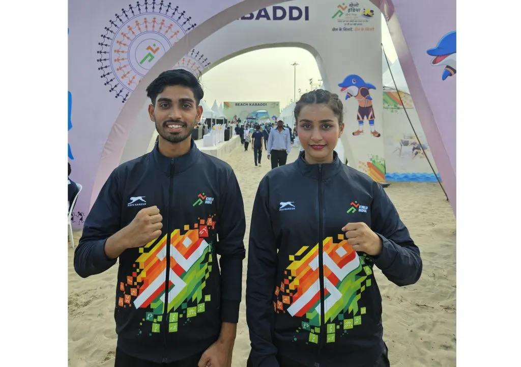 Maharashtra's winning start in beach volleyball