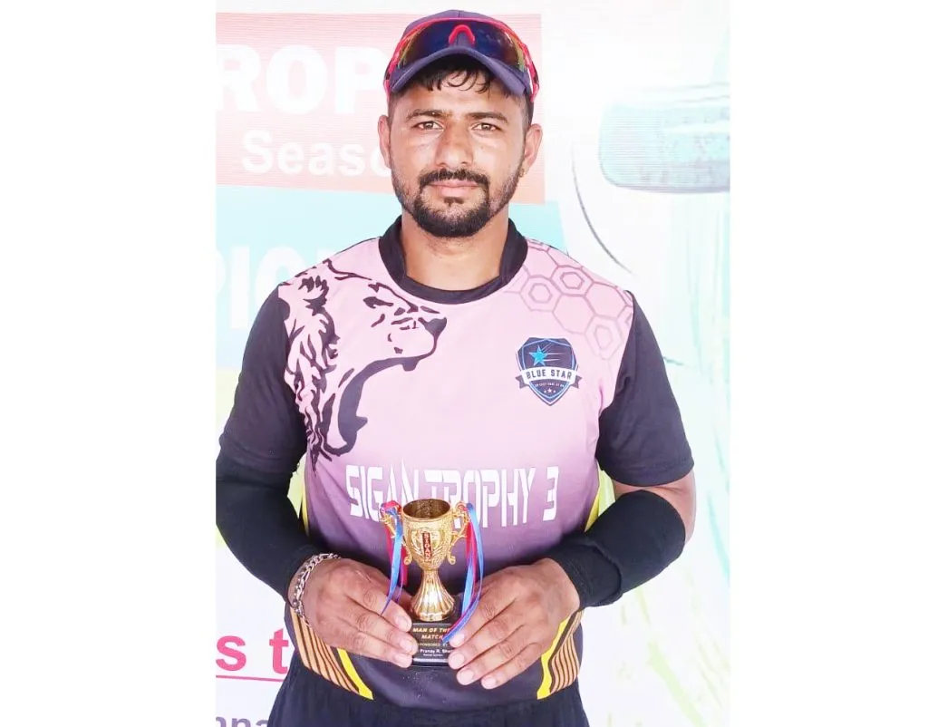 Bluestar team won by 51 runs