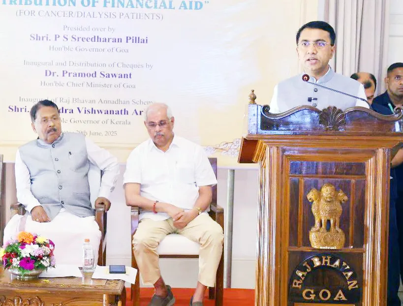 राज्यपाल पिल्लई गोव्याशी समरस! Governor Pillai in harmony with Goa!