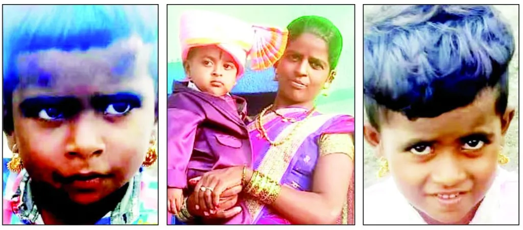 शेततळ्यात तीन मुलांसह उडी घेऊन मातेची आत्महत्या Mother commits suicide by jumping into farm pond with three children