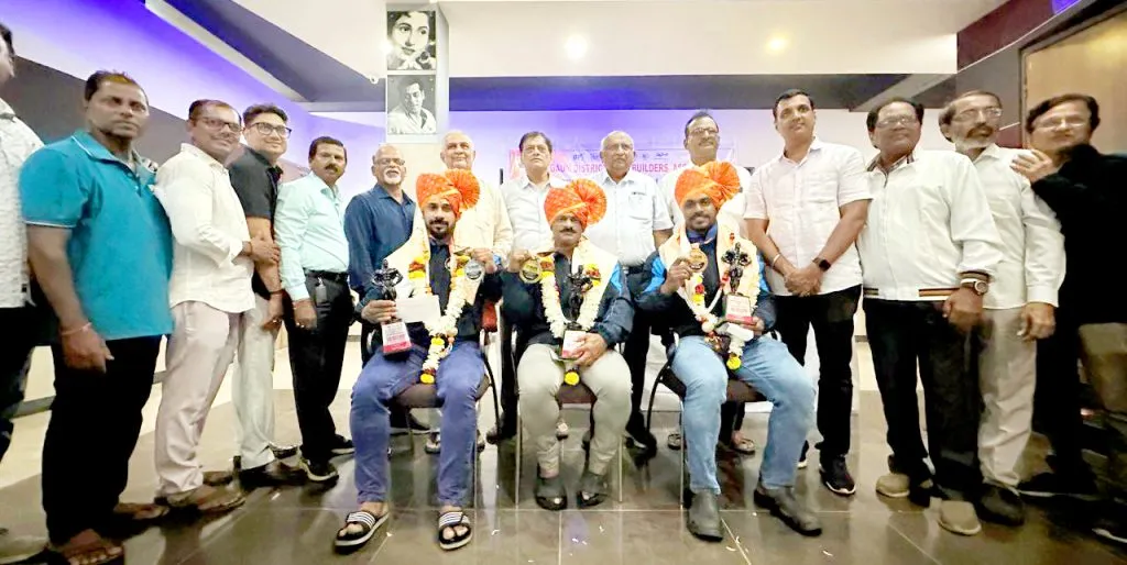 Successful bodybuilders felicitated by the organization