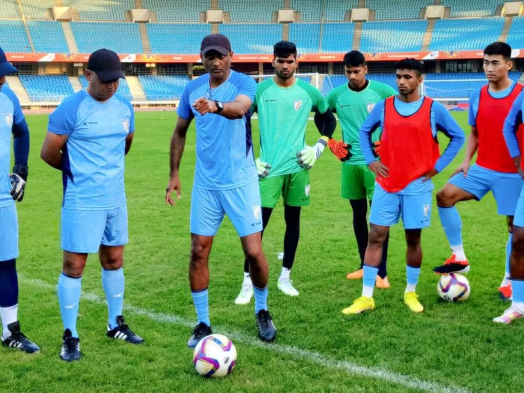 India-Tajikistan football match today