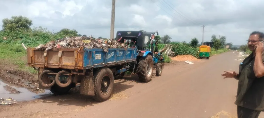 Action against those dumping garbage near the highway
