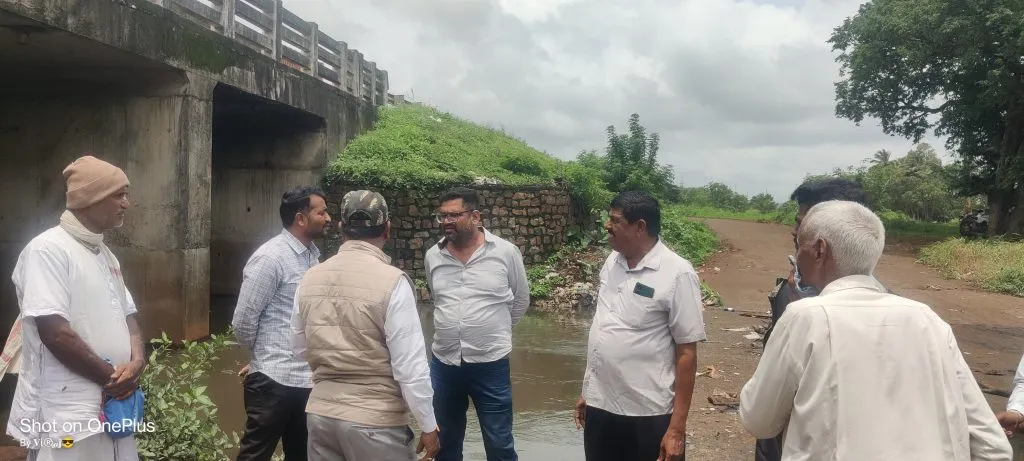 Municipal Corporation inspects Lendi drain