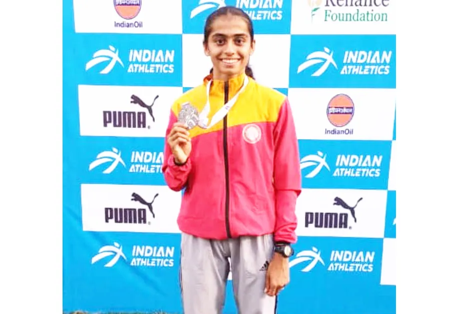 Apoorva wins silver medal in national competition