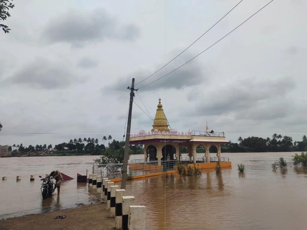 Water inflow in Krishna river reaches one lakh cusecs