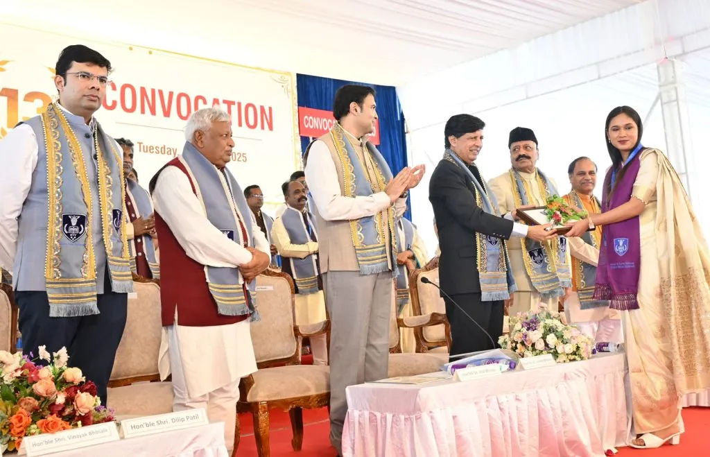 कृष्णा विश्व विद्यापीठाची देशपातळीवर स्वतंत्र ओळख Krishna University has a distinct identity at the national level