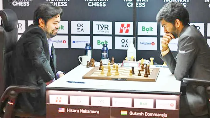 Arjun returns with victory after losing to Gukesh Nakamura
